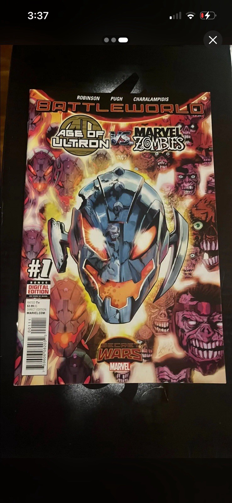 Age of Ultron Vs Marvel Zombies #1 Battleworld quasi nuovo 2015