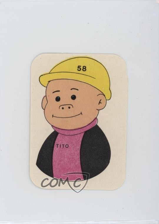 1983 Empacadora Reyauca Feria Comiquitas Album Stickers Tito #58 0kb5