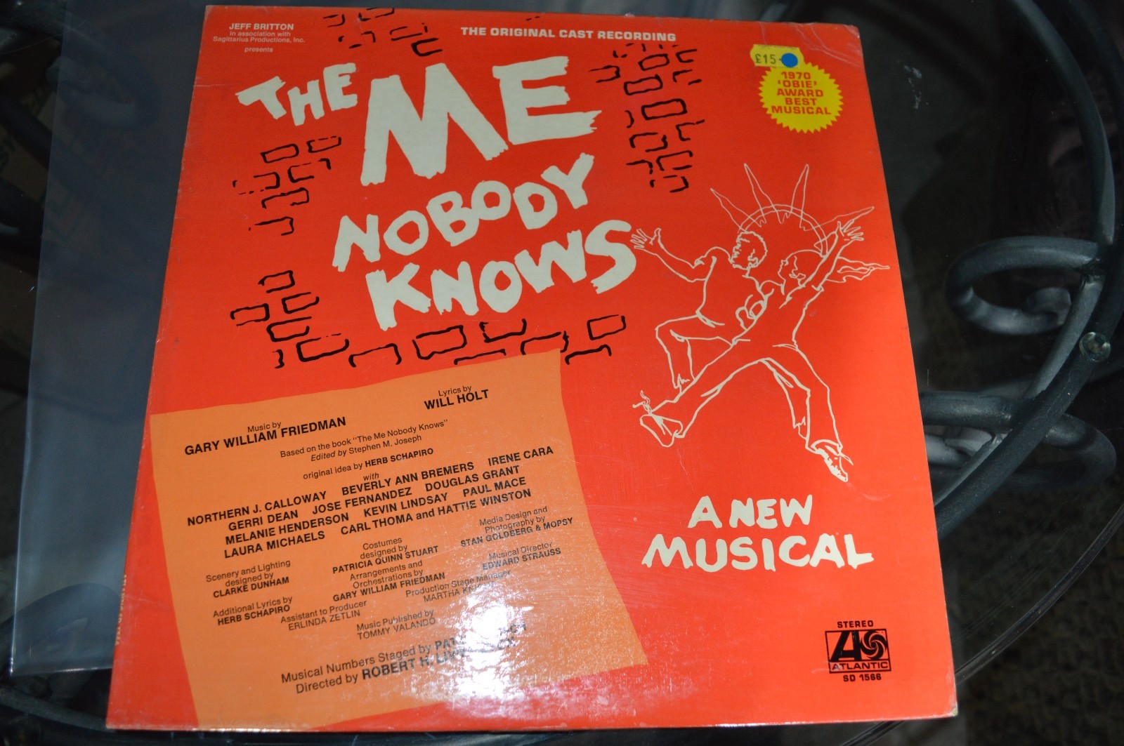 VINYL RECORD LP S THE ME NOBODY KNOWS #2 THE ORIGINAL CAST RECORDING SD-1566