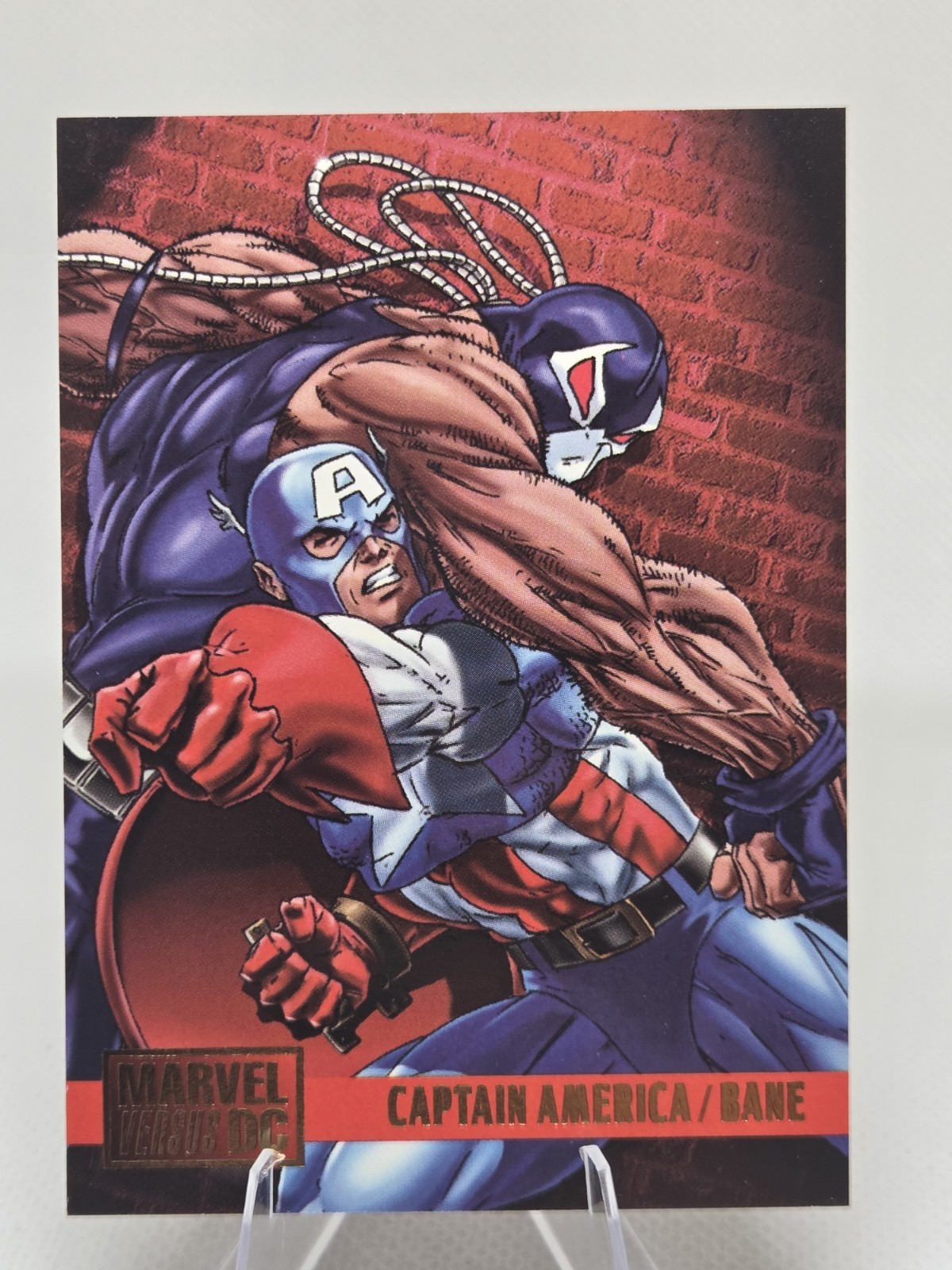 1995 Fleer DC Versus Marvel Captain America / Bane