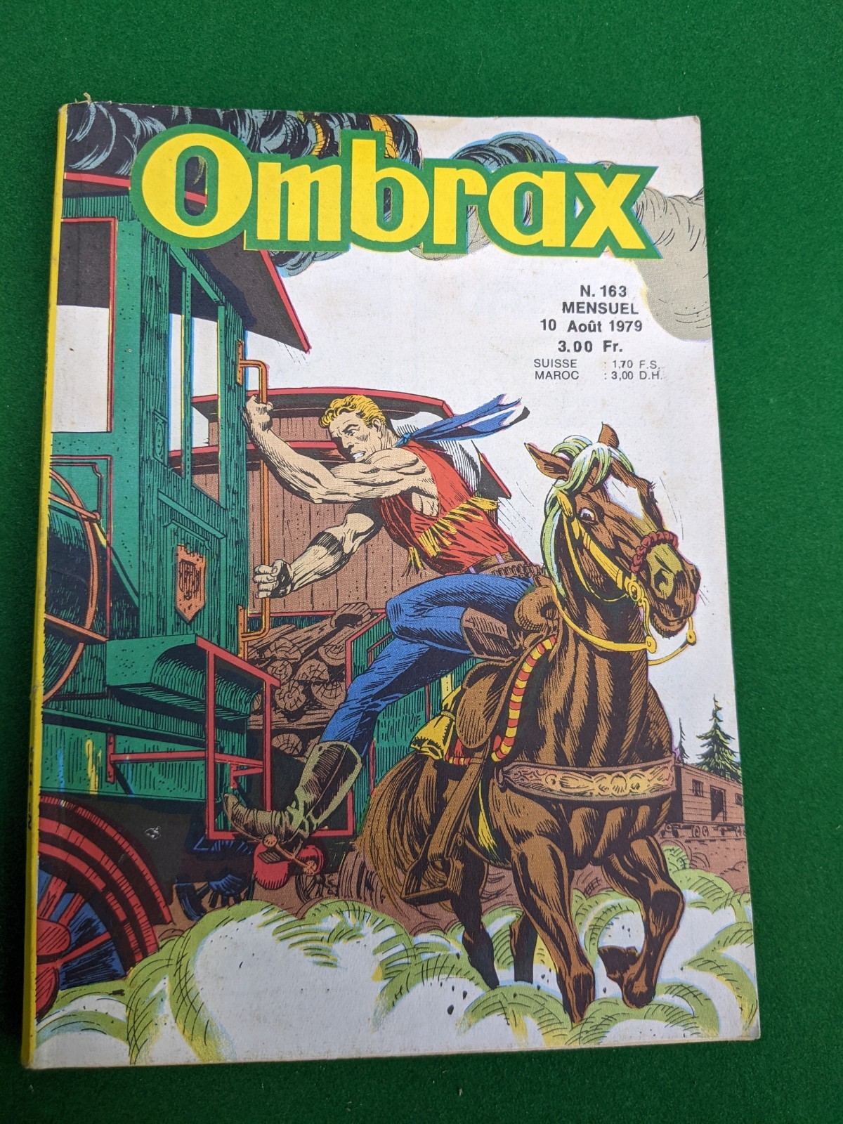 1979 BD Petit Format N°163 de la revue de bande dessinée Ombrax, publié le 10