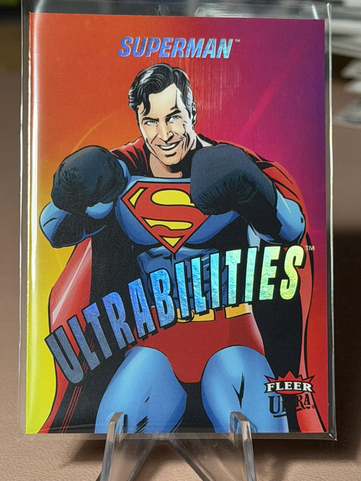 2026 Fleer Ultra Superman Ultrabilities #UB-20 Superman Insert