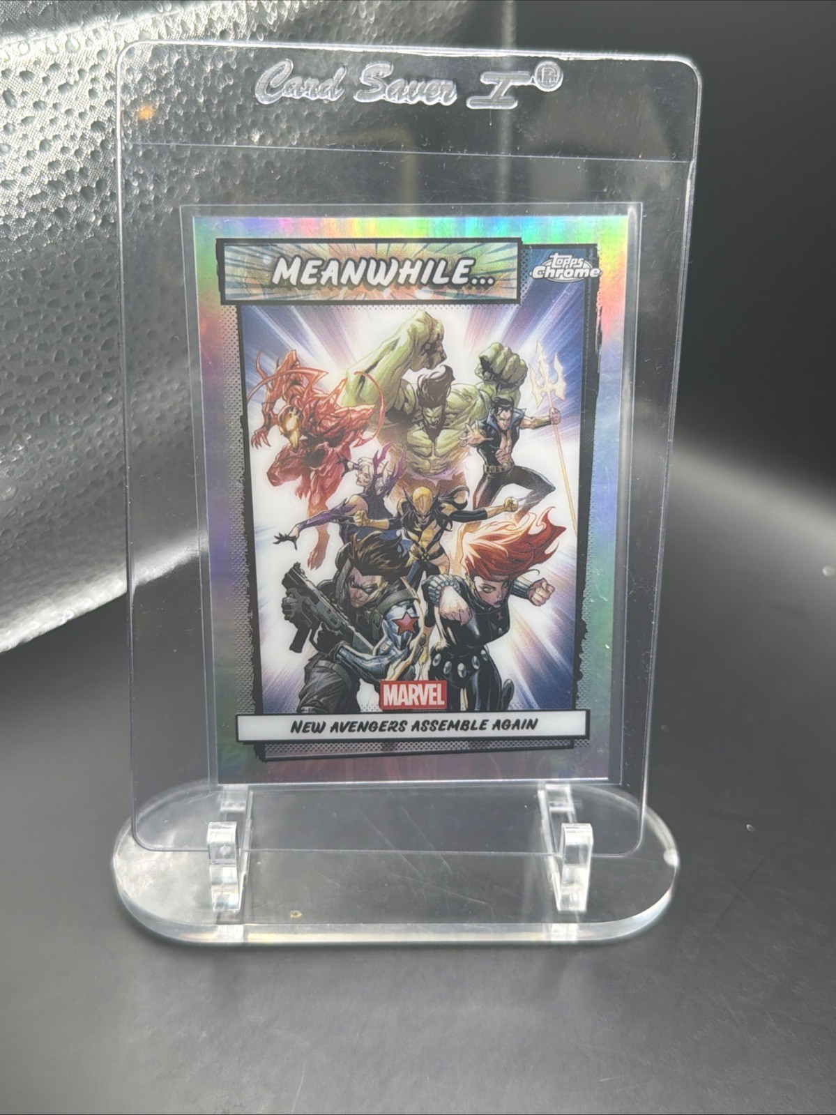 2026 Topps Chrome Marvel Comics #MW-07 Nuovi Vendicatori Assemblare di nuovo nel frattempo...