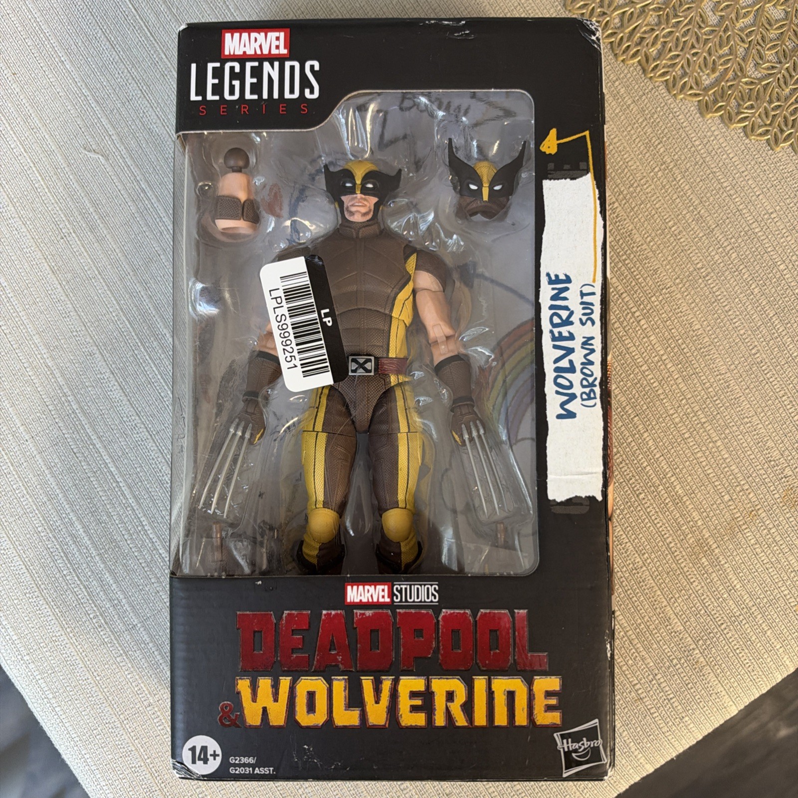 Marvel Legends Deadpool & Wolverine (Brown Suit) 6" Action Figure G2366 New