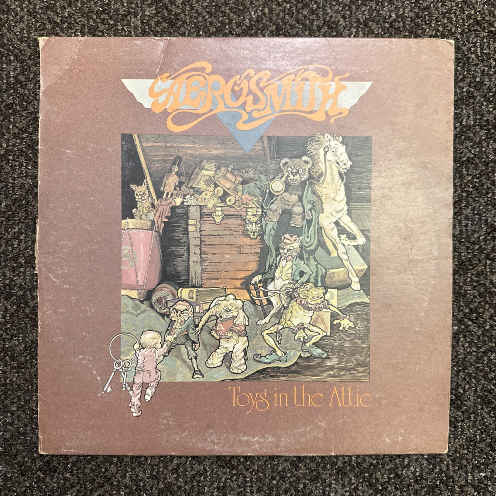 Aerosmith Toys In The Attic LP 1975 Columbia PC 33479 Vinyl Record Album