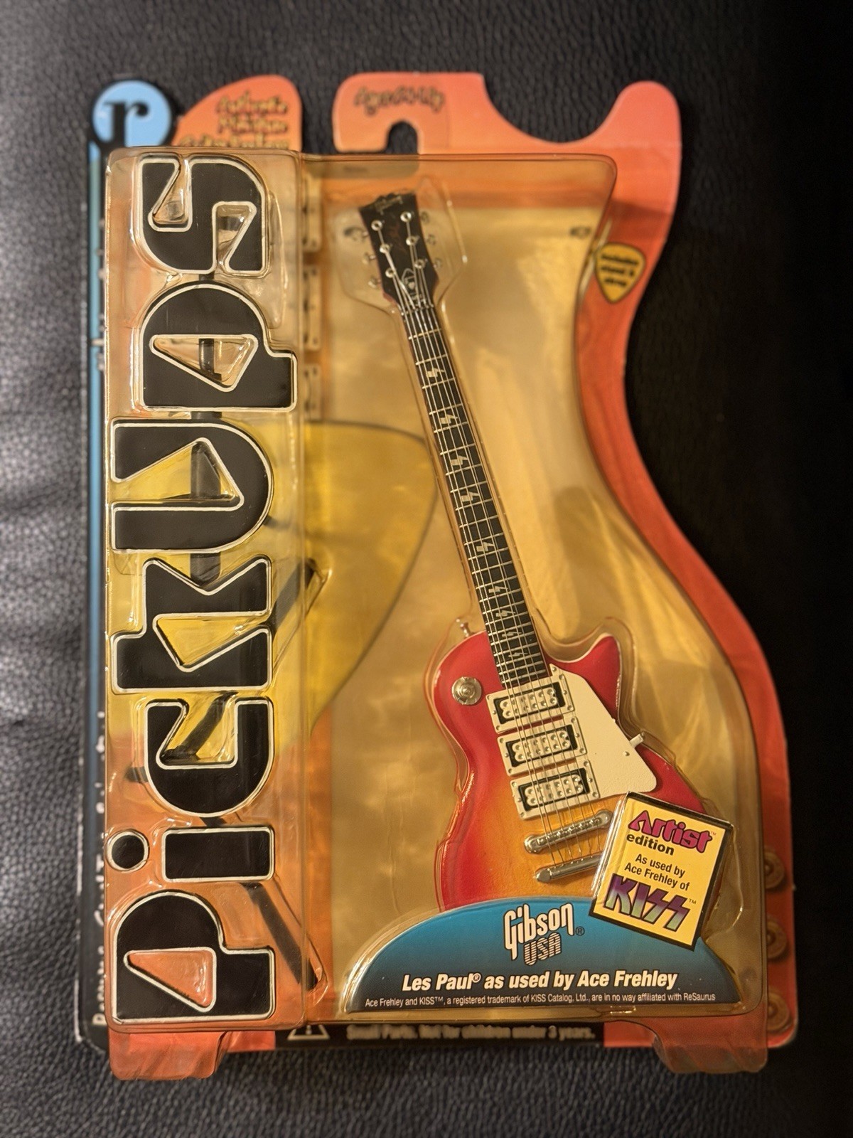 Pick-Ups Gibson Les Paul Artist Edition Mini Chitarra Replica Ace Frehley KISS