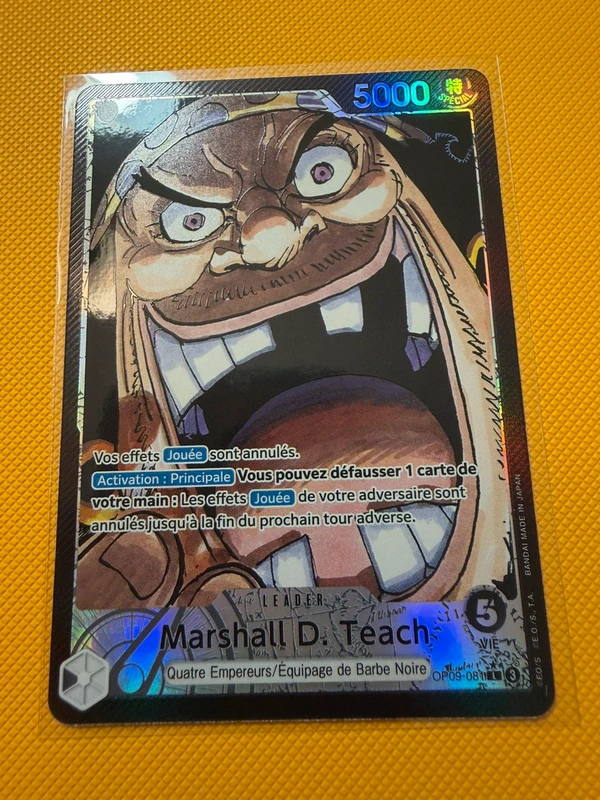Carte Marshall.D. Teach OP09-081 V.2 FR