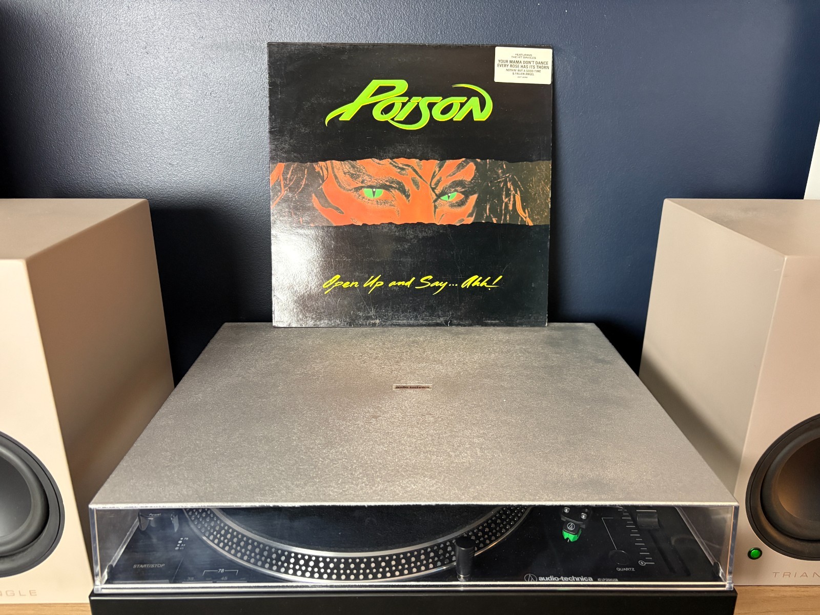 Poison Open Up and Say Ahh (UK 1988 Censored Sleeve A1/B2) VG+/VG