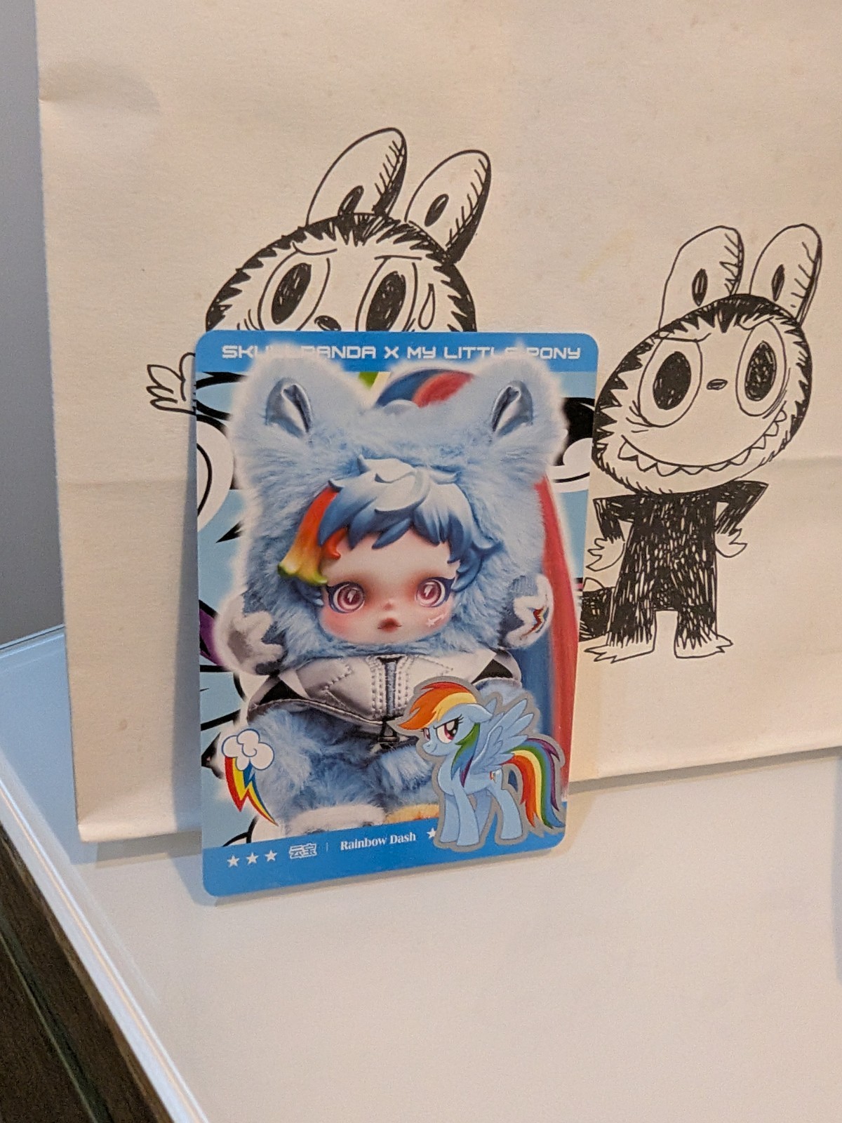 Skulpanda x My Little Pony Rainbow Dash serie originale