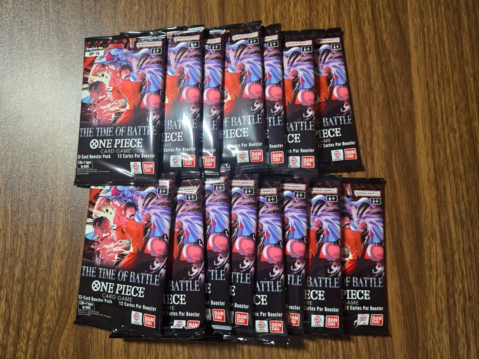 [15x Dead Packs] One Piece TCG - OP16 The Time of Battle - Read Desc.