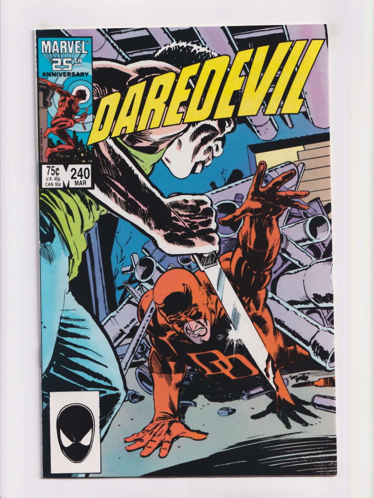 Daredevil #240 quasi nuovo + 1987 fumetti Marvel di alta qualità