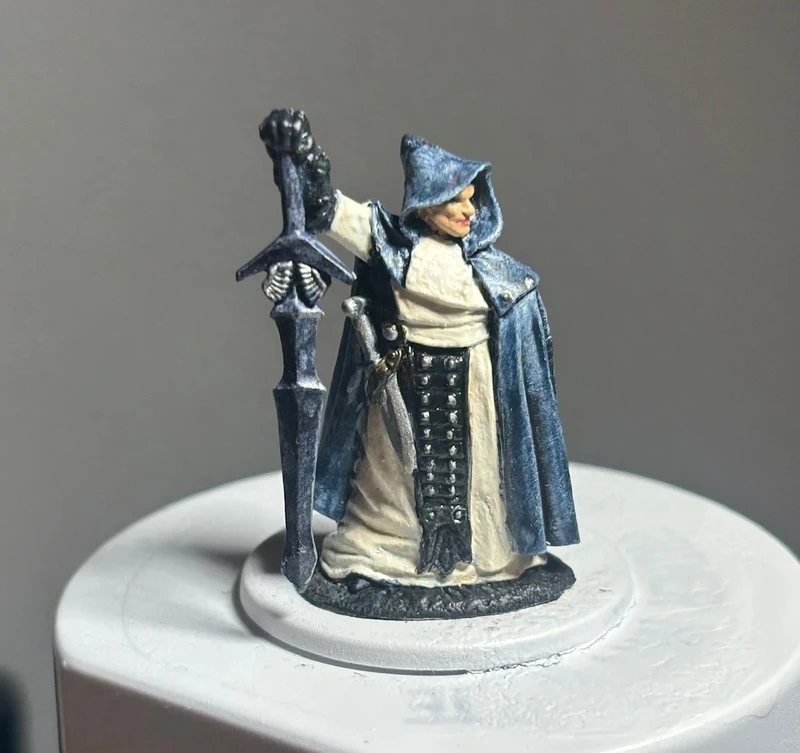 Figurine miniature donjons dragons marque reaper métal peinte