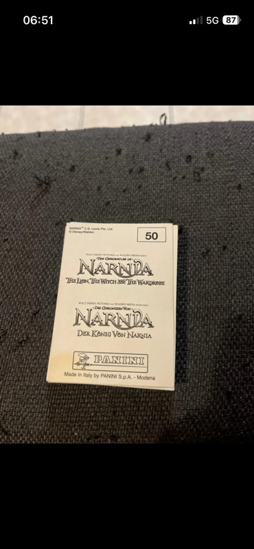 Cartes Narnia