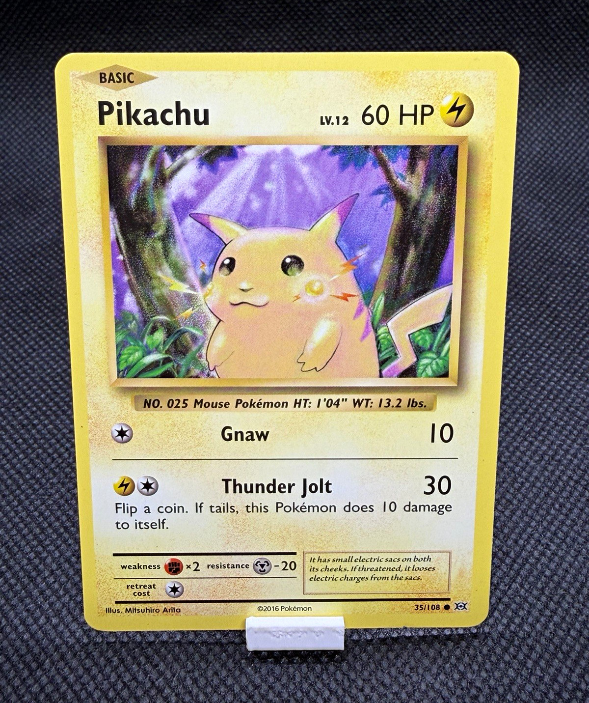 Pikachu 035/108 Evoluzioni 2016 Pokemon TCG LP
