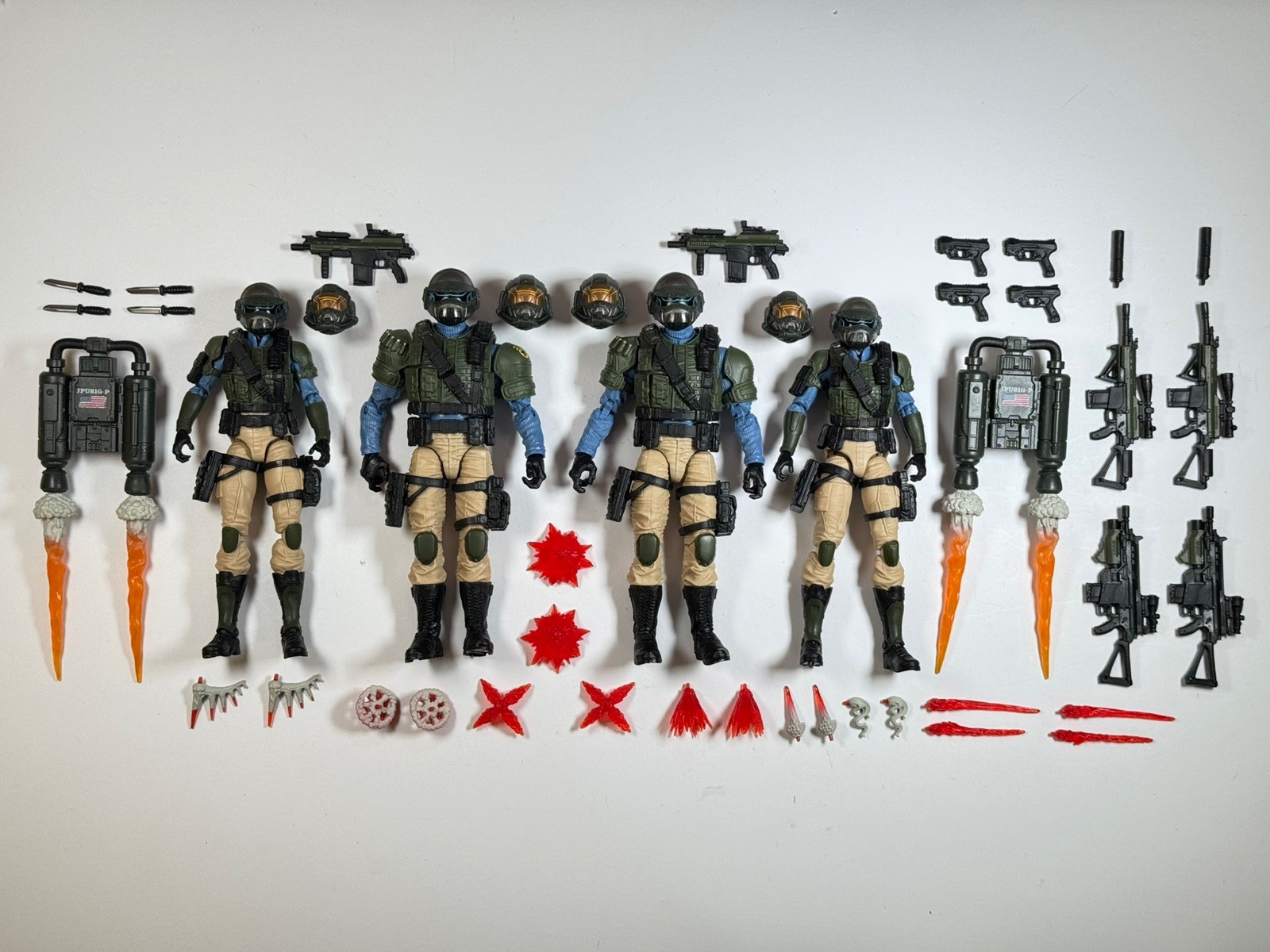 G.I. Joe Classified Series Steel Corps Brigade Troopers set di 4 action figure