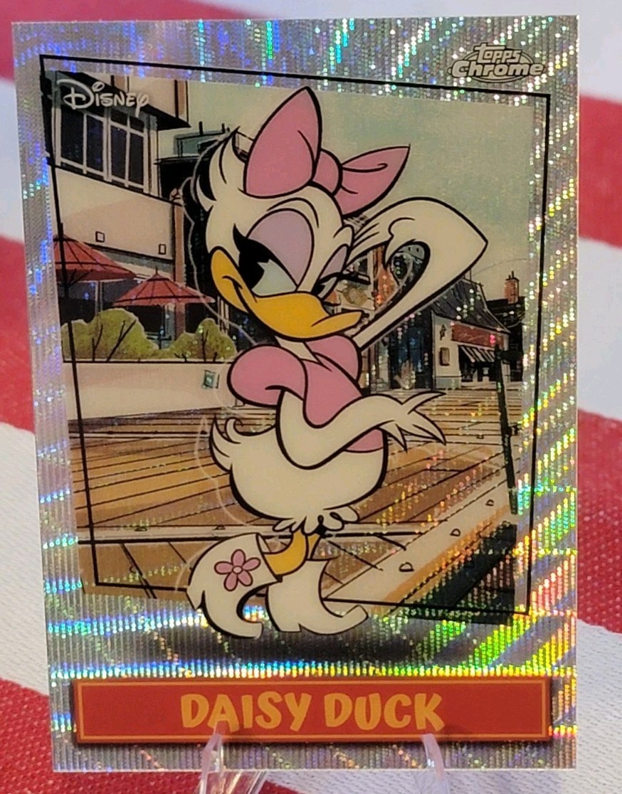 2026 Topps Chrome Disney Neon Daisy Duck Mickey Shorts Short Prints #MSSP-14