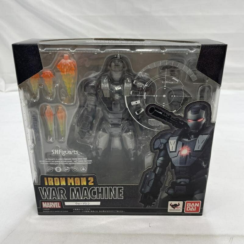 BANDAI S.H.Figuarts War Machine Iron Man 2 Marvel Figure Used from Japan