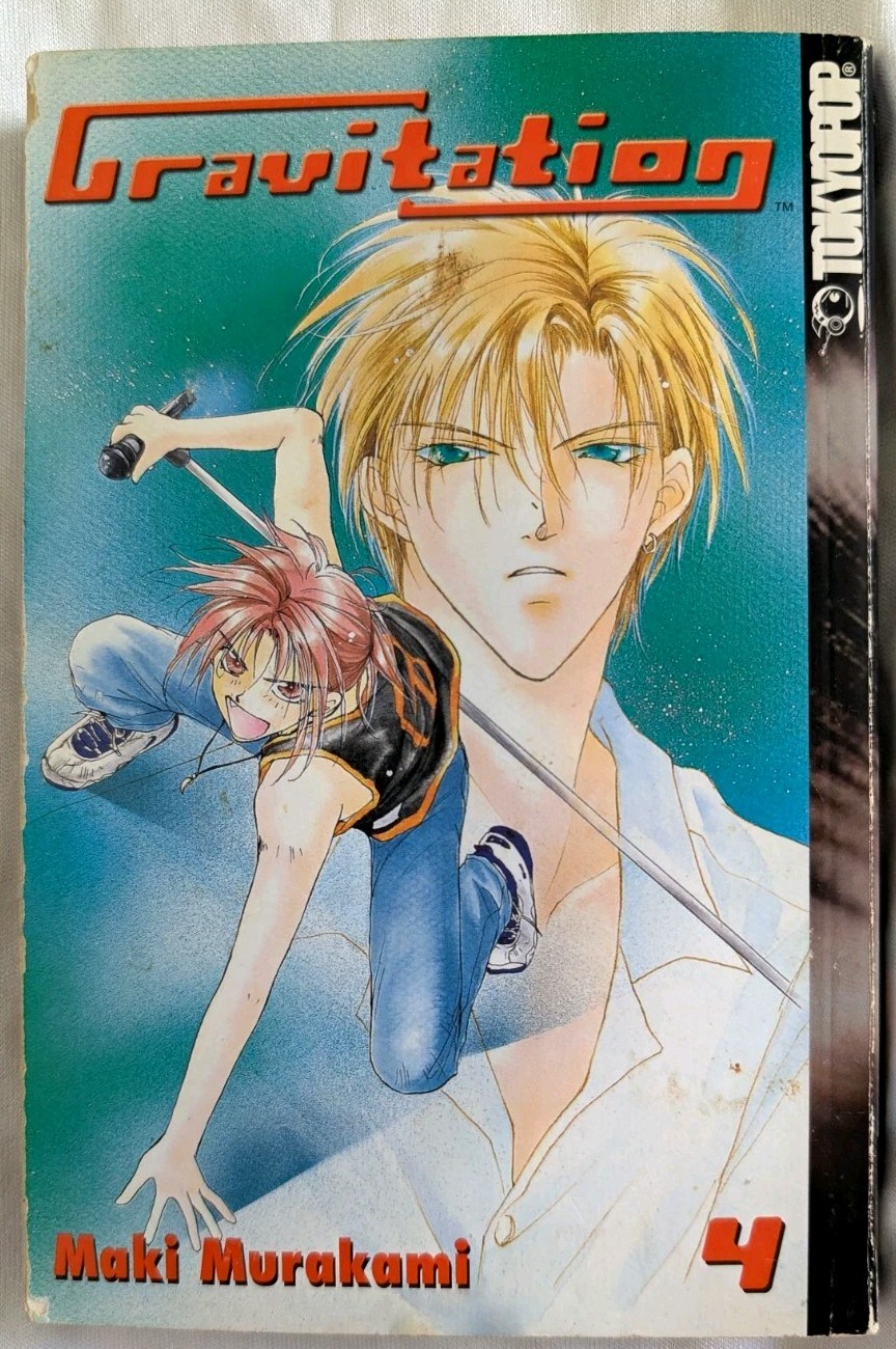 Gravitation Vol 4 Manga Maki Murakami Tokyopop Poster Inglese Fuori Produzione Incluso Yaoi