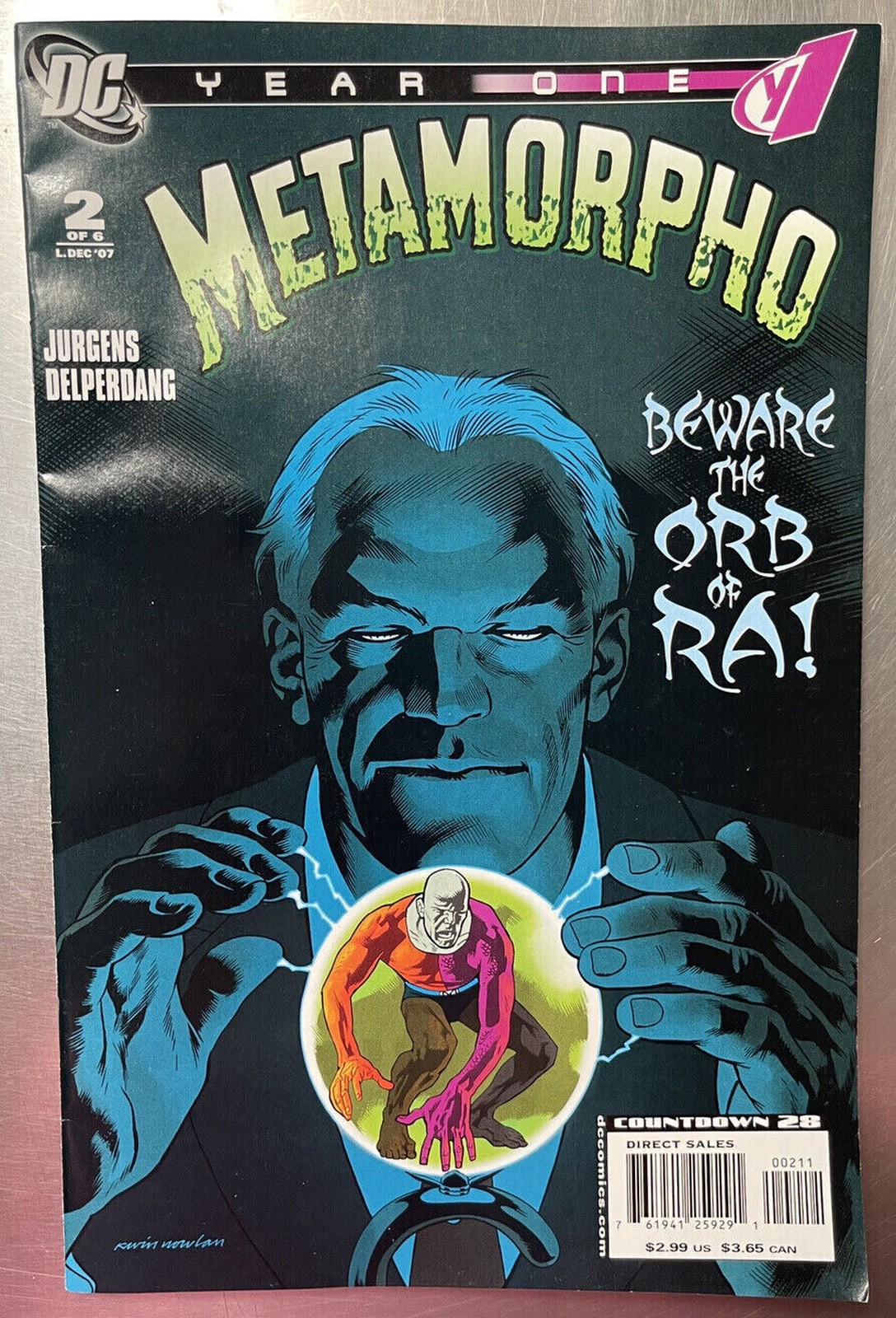 Metamorpho #2 2007 DC Kevin Nowlan Cover Comic Good Used Condition