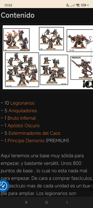 Vendo Combat Patrol Chaos Marines