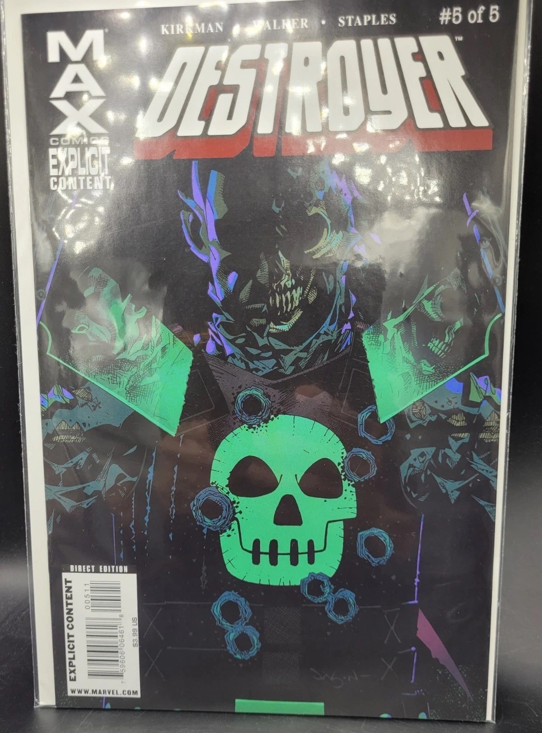 Destroyer #5 Max Comics Oct 2009 Jason Pearson Cover High Grade