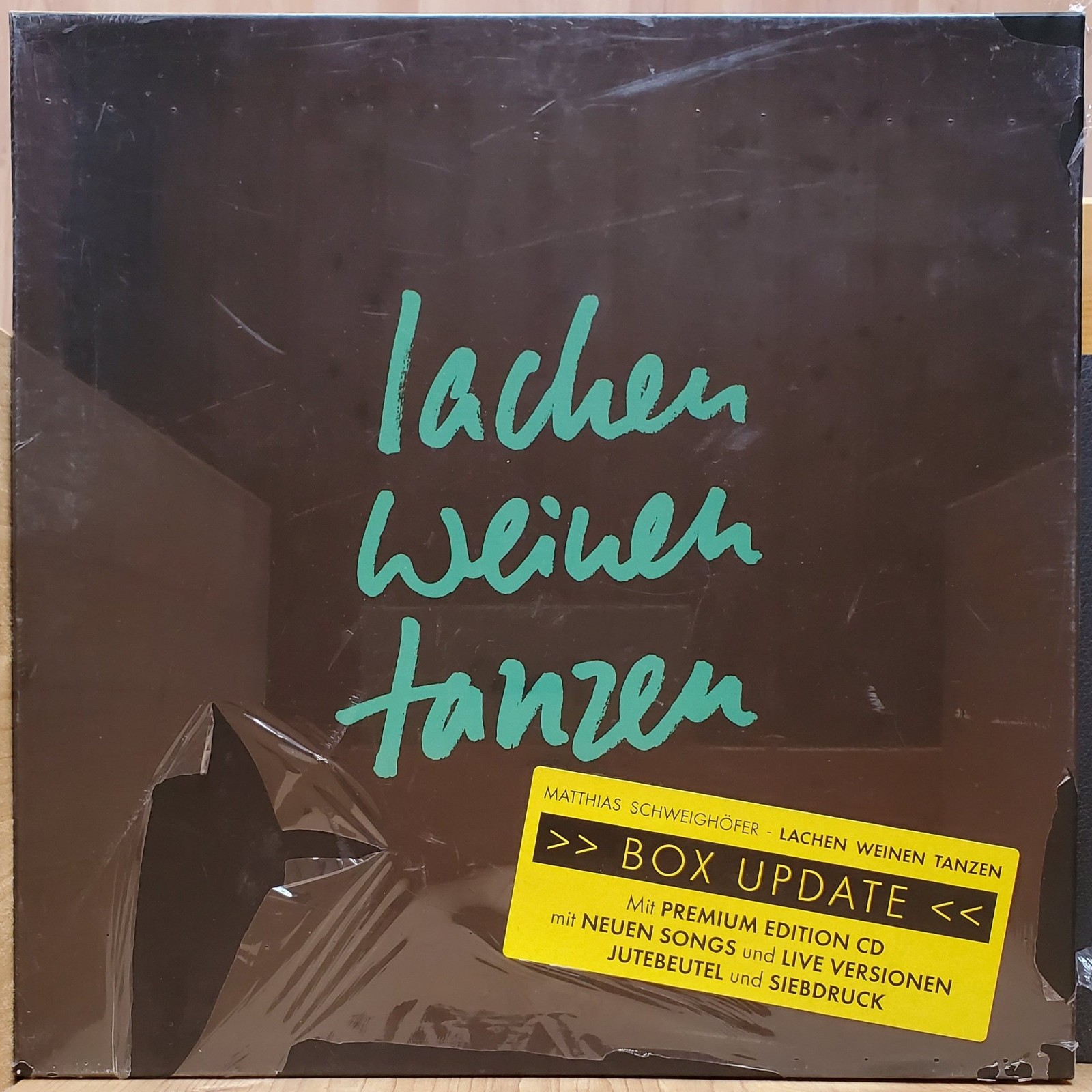 Matthias Schweighöfer -  Lachen Weinen Tanzen, 2-LP &CD, Jutebeutel & Siebdruck