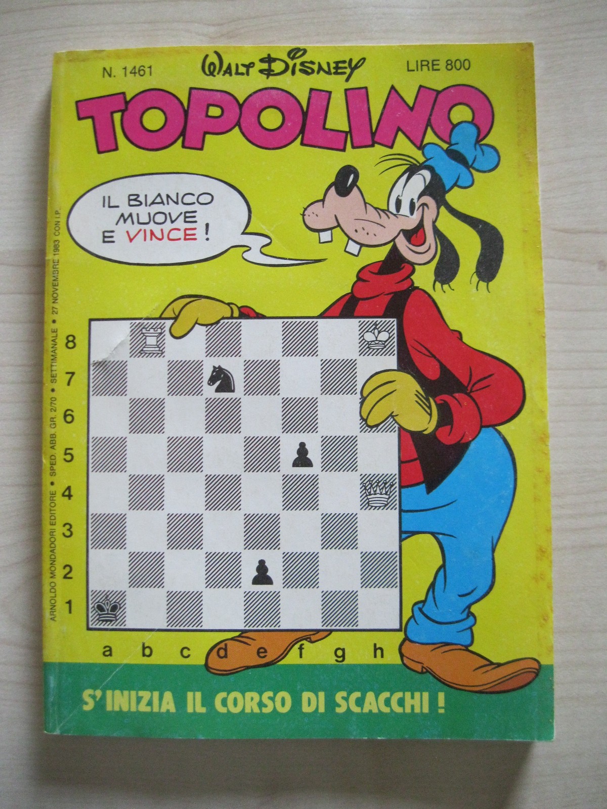 TOPOLINO N. 1461 - ARNOLDO MONDADORI EDITORE - 27 NOVEMBRE 1983