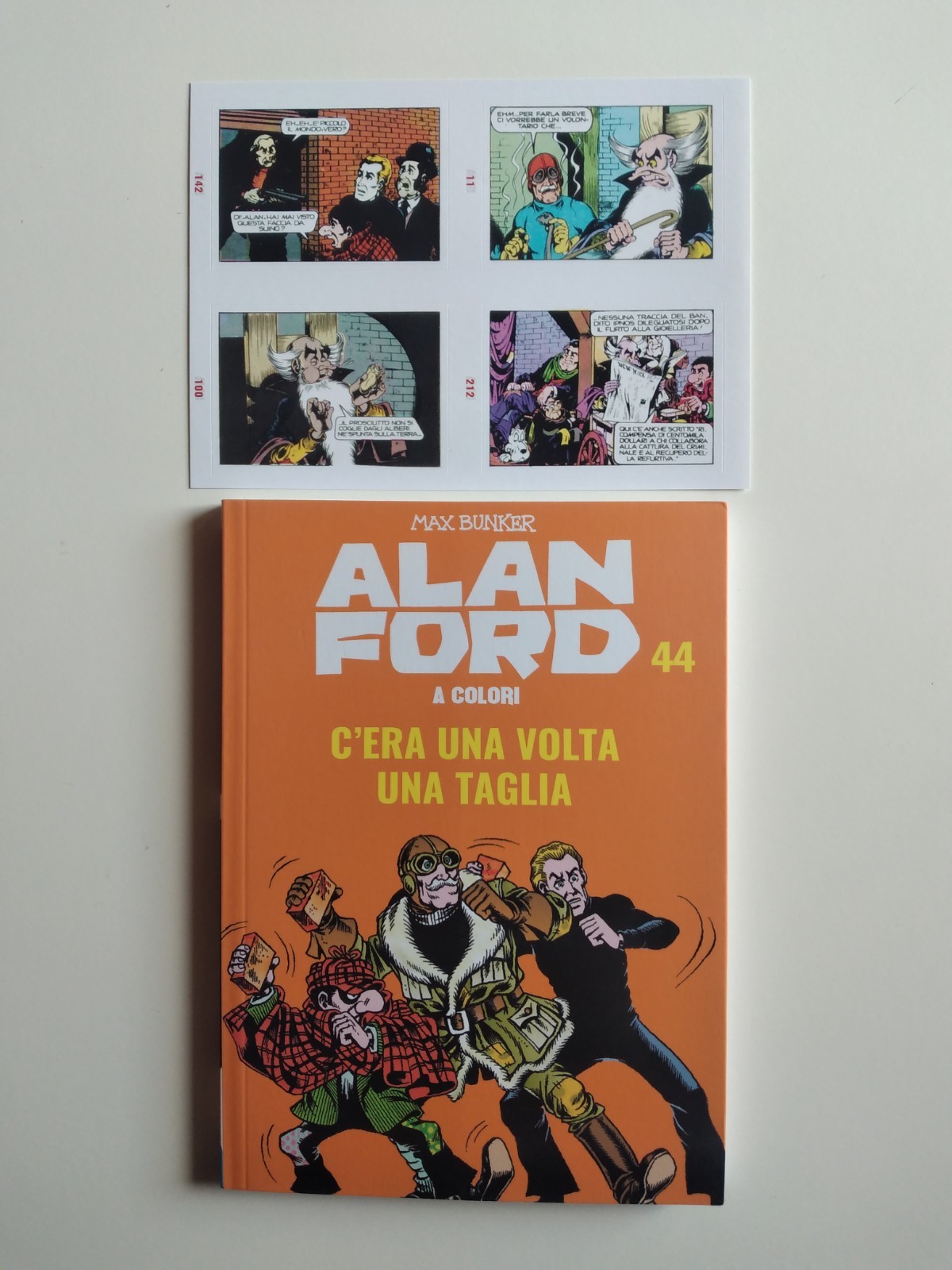 ALAN FORD  a Colori  n.44  c/Figurine  Gazzetta dello Sport   EDICOLA !!  Rif. 1