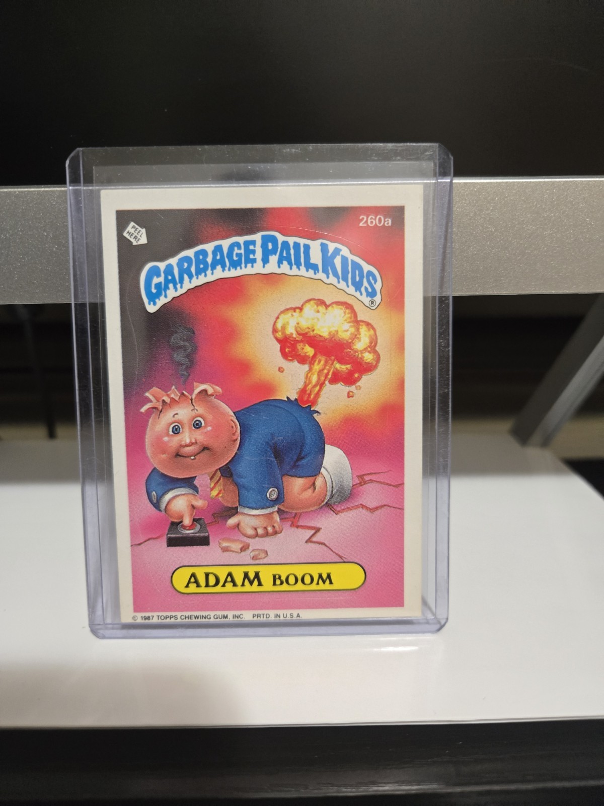 Topps Garbage Pail Kids 1987 serie 7 #260a Adam Boom