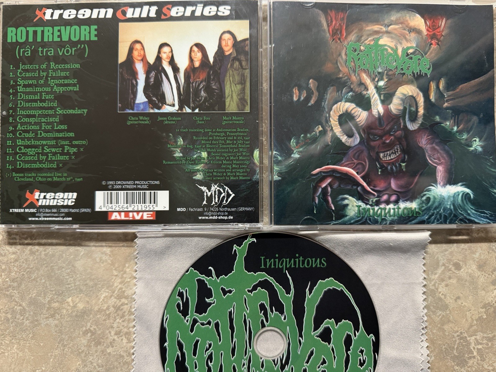 Rottrevore - Iniquitous (CD, 2021)