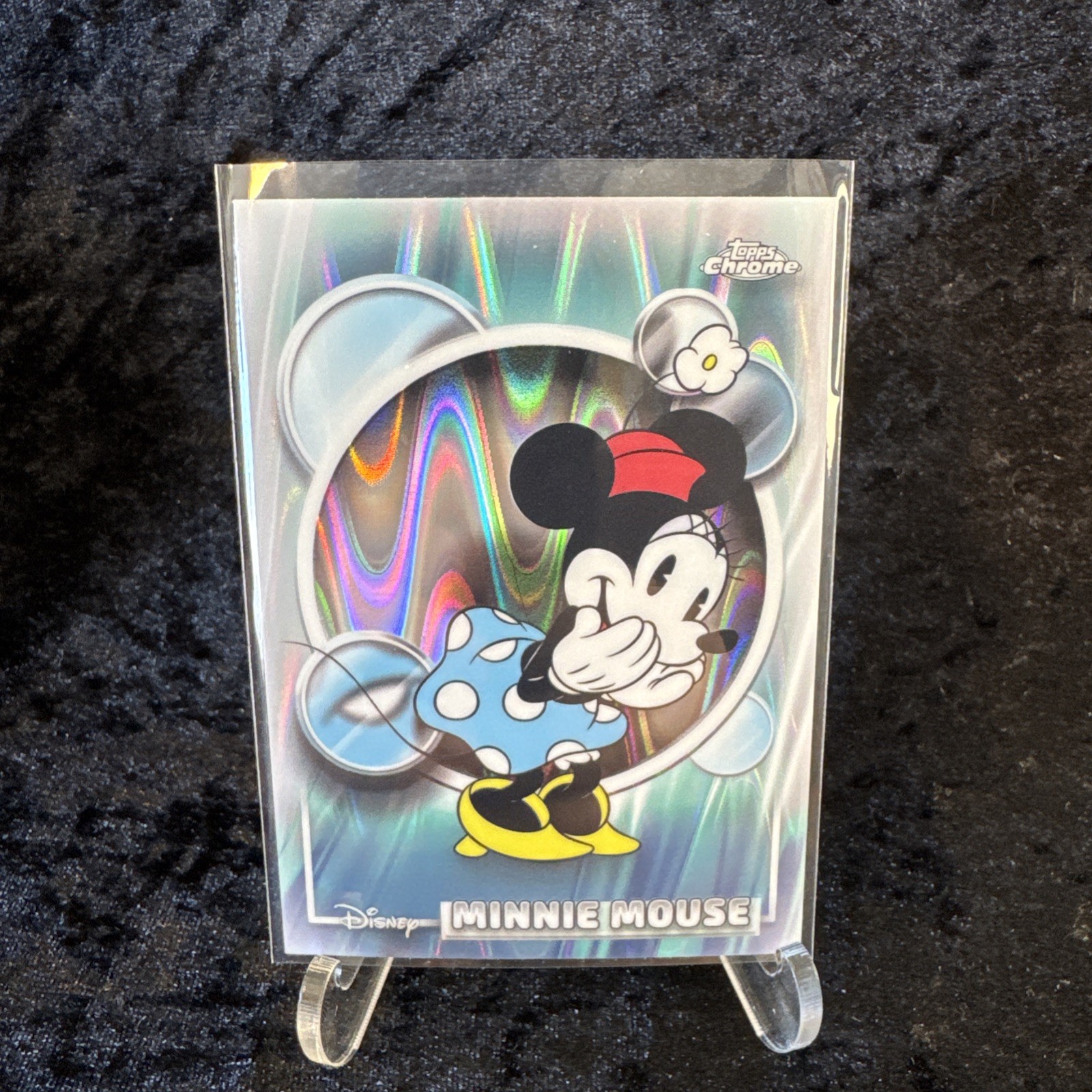 2026 Topps Chrome Disney Minnie Mouse rifrattore onda di raggi #51