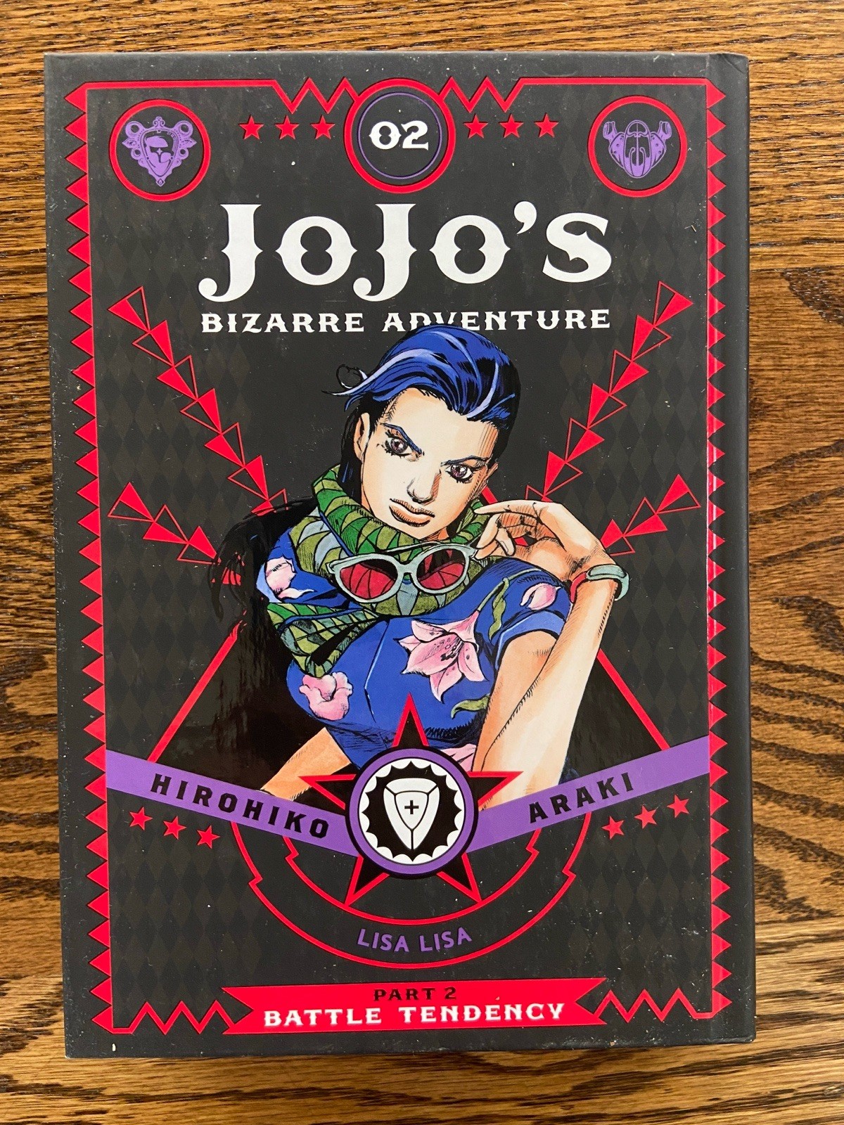 JoJo's Bizarre Adventure Part 2 Battle Tendency Manga HC inglese VIZ OTTIME CONDIZIONI