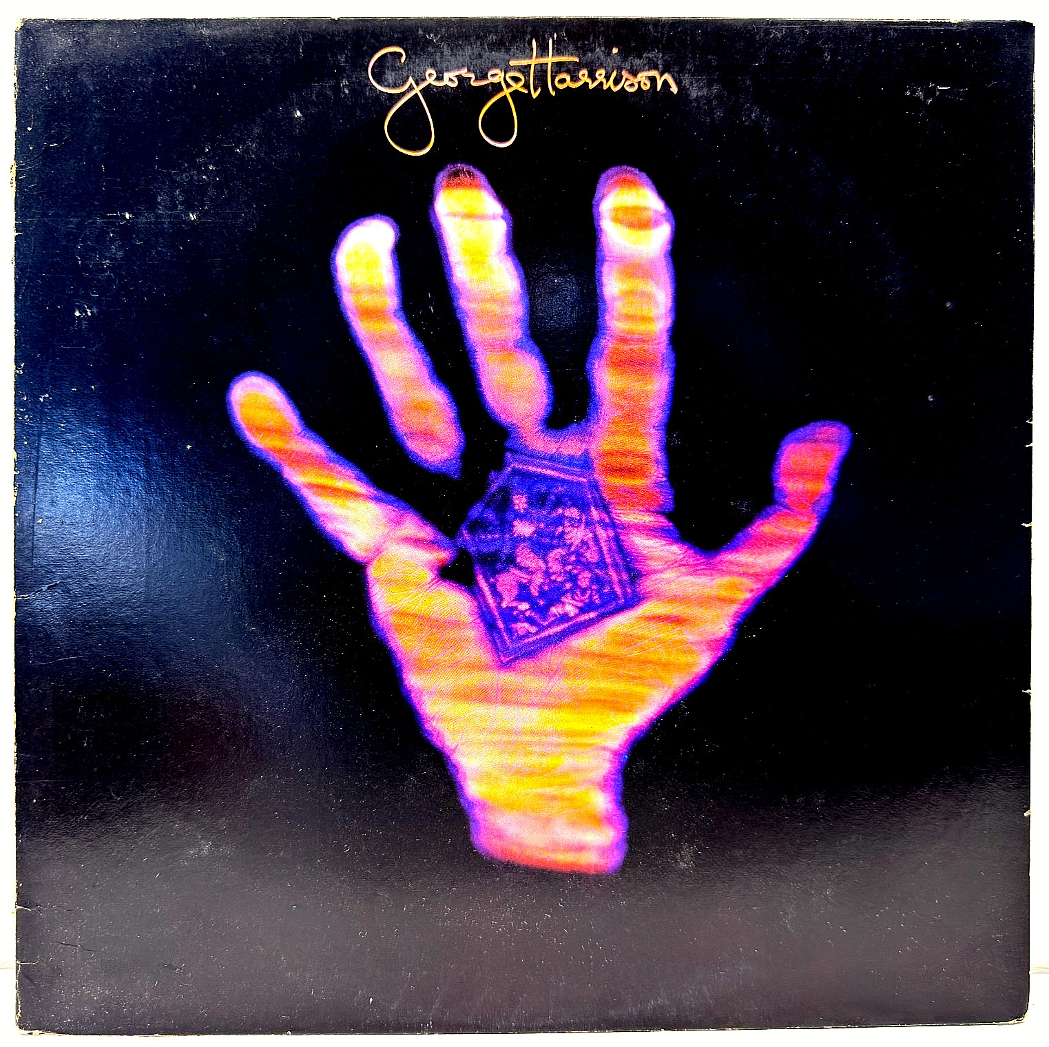 George Harrison Living in the Material World 1973 Vinyl Apple SMAS-3410 Gatefold