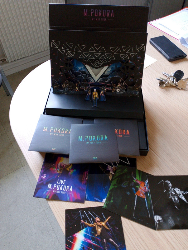 Boite cd pop up M. Pokora
