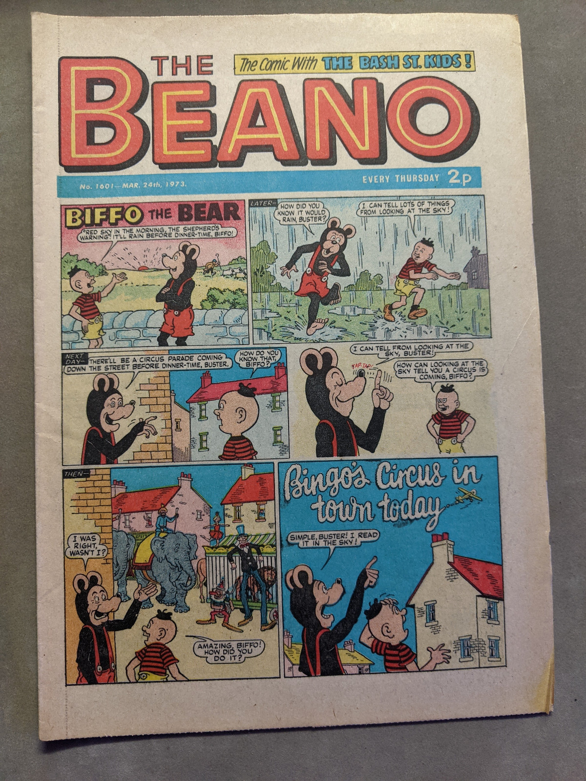 Beano Comic No 1601 March 24th 1973 