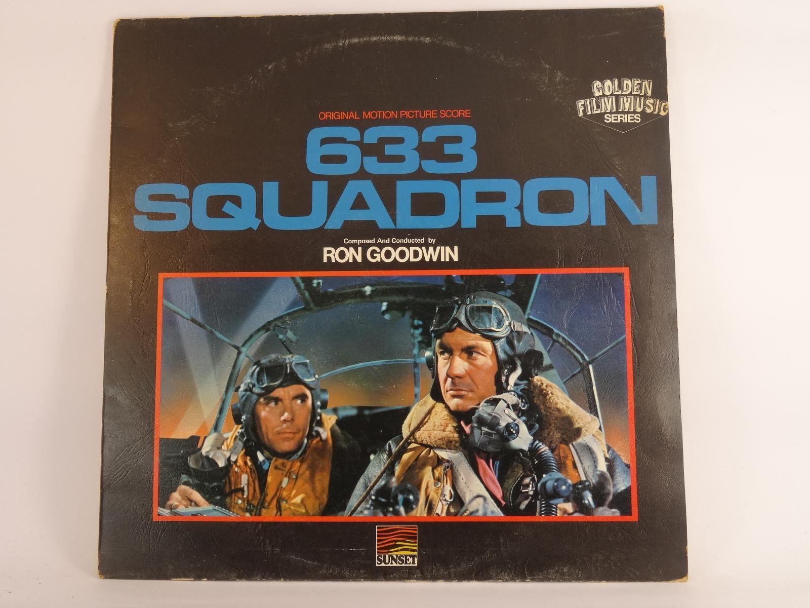 RON GOODWIN ORIGNAL MOTION PICTURE SCORE - 633 SQUADRON (UK) (B) 12 Track LP SUN