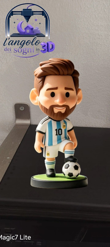 Messi Funko Pop Bobblehead Caricatura 3D di 10 cm