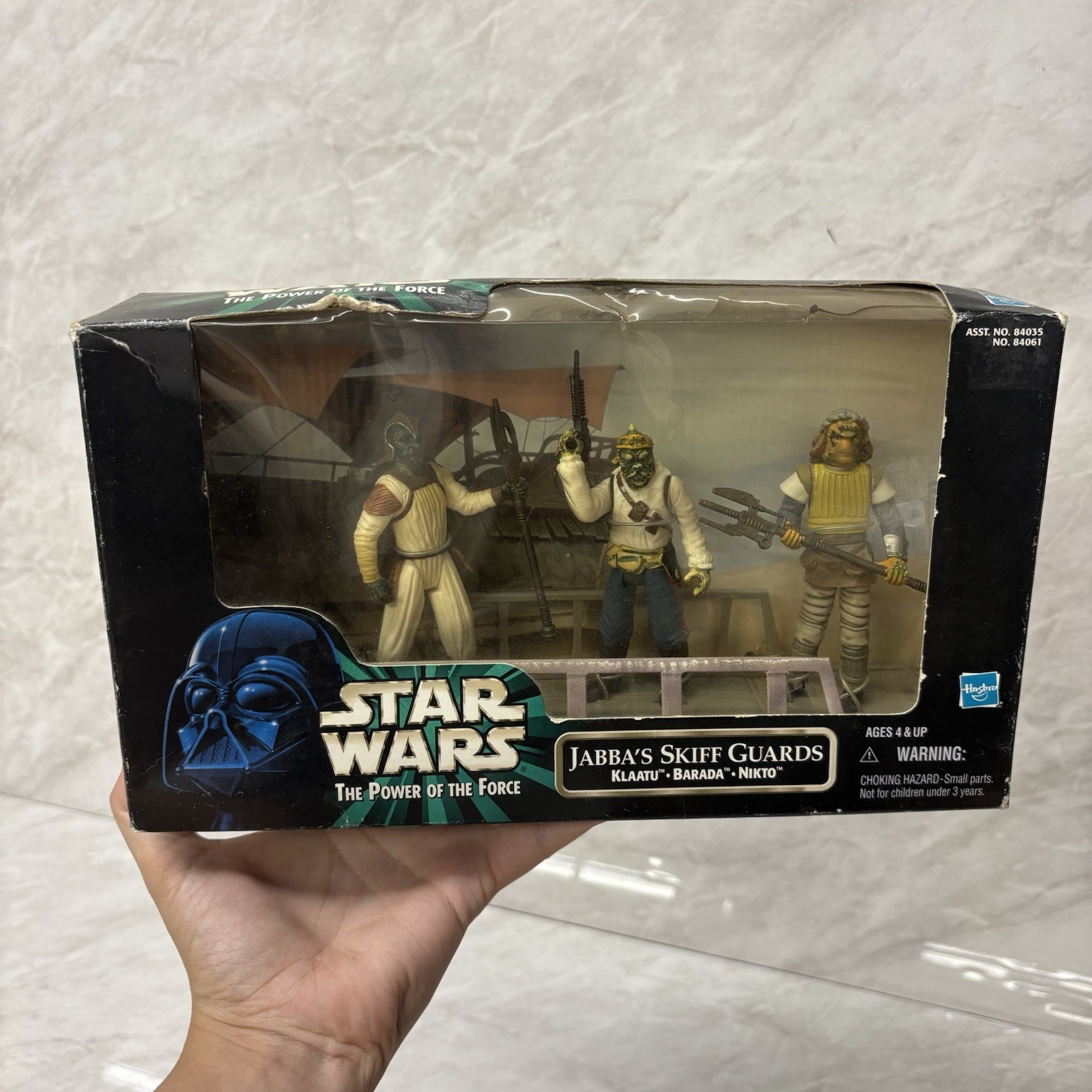 Hasbro Star Wars 1998 POTF Jabba’s Skiff Guards Set di figurine