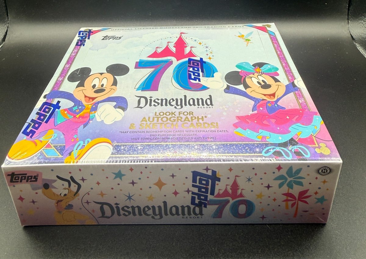 1- 2025 Topps Disneyland 70° Anniversario Hobby Box Inserto Parallelo's