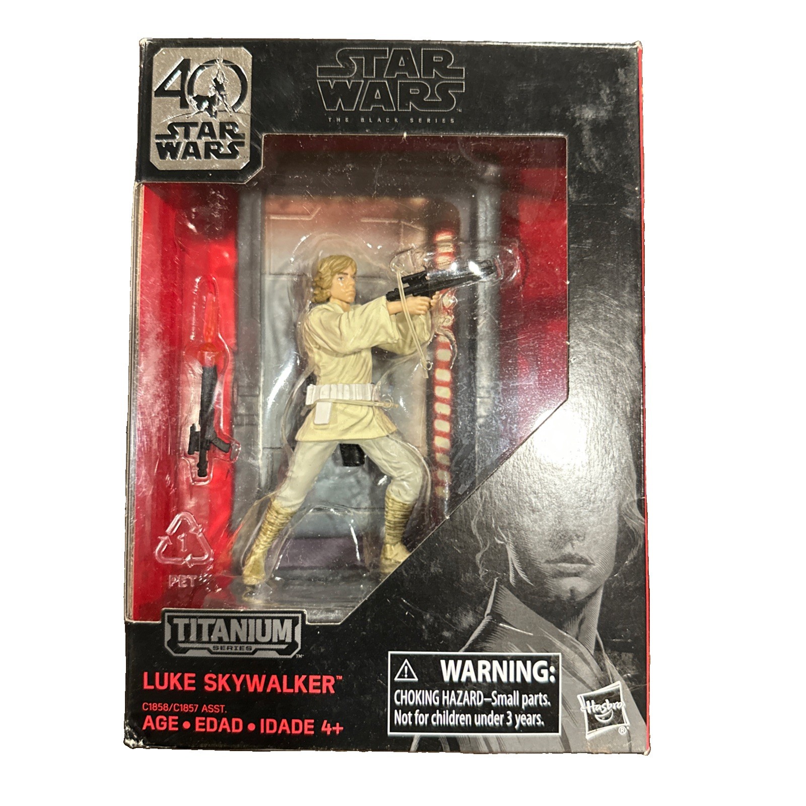 2017 Star Wars Black Series Titanium Luke Skywalker 40° anniversario nuovo con scatola sigillato