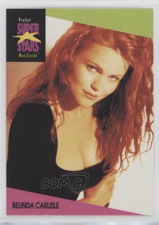 1991-92 Pro Set Super Stars MusiCards Belinda Carlisle #37 0ps8