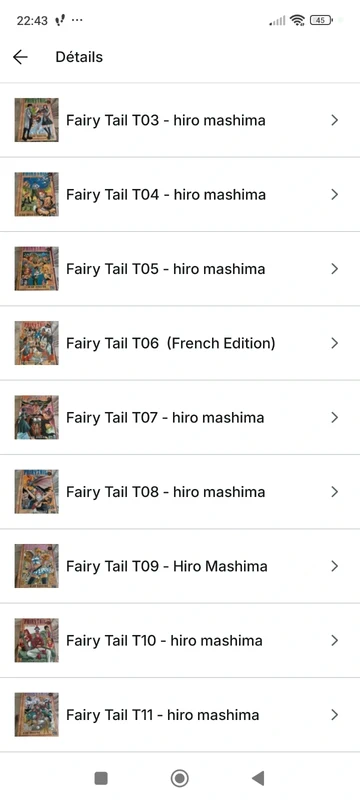 Lot réservé manga