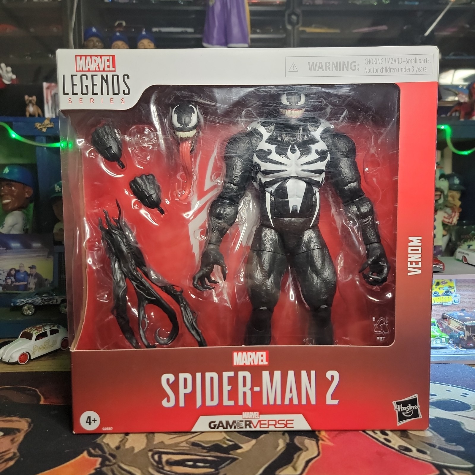 Marvel Legends Gamerverse Series Spider-Man 2 Venom Hasbro CIB Usato Leggi Des