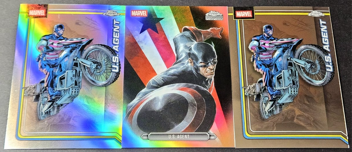 2026 Topps Chrome Marvel US Agent Fanfara rifrattore #FF Comics