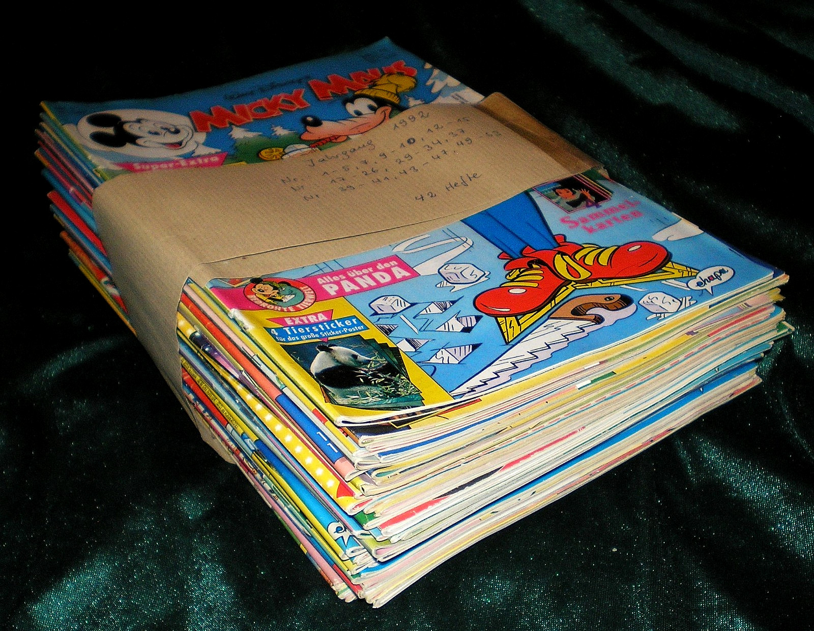 📚 42 x Topolino del 1992, alcuni con supplemento, vedi lista, [B12]
