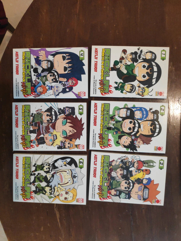 Rock Lee prodezze di un giovane ninja 1-6 completa con maglia omaggio del numero 1