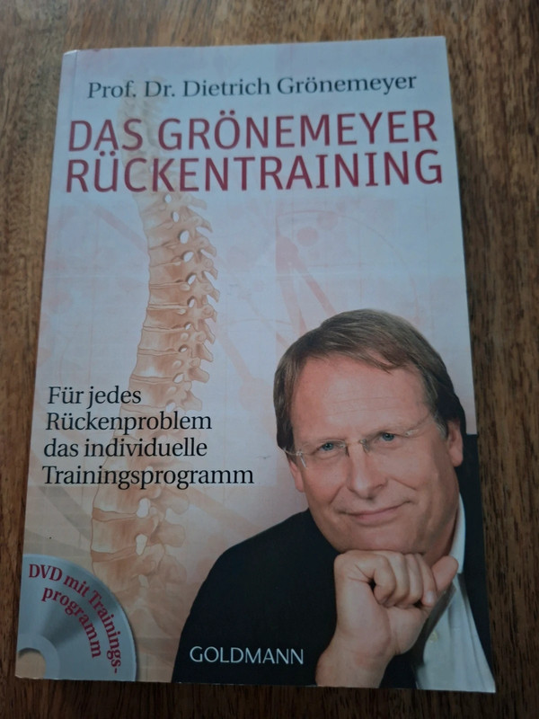 Buch mit DVD, Das Grönemeyer Rückentraining