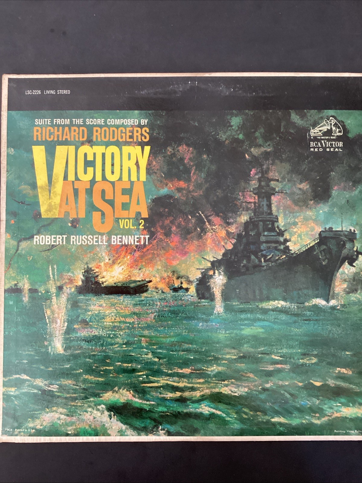 VICTORY AT SEA  VOLUME 2 RODGERS & BENNETT. LSC-2226. LP