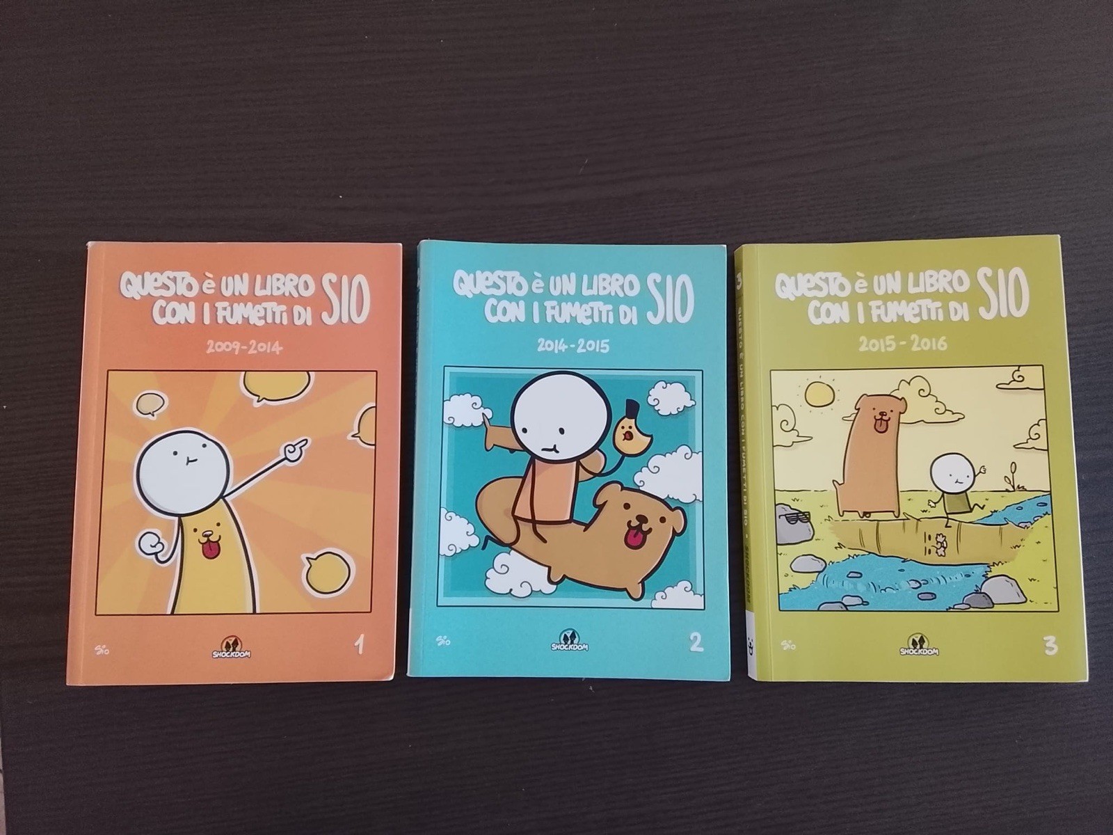 Shockdom Sio Lotto 3 fumetti vol 1-3 2009-2016 Copertina rigida a colori