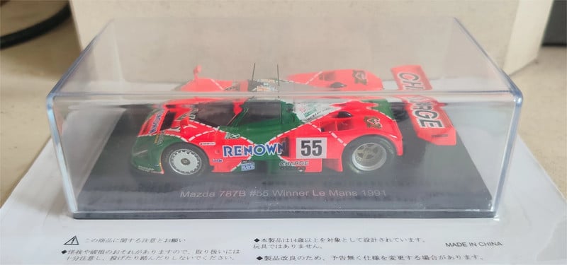 Mazda 787B - Vencedor Le Mans 1991 - Johnny Herbert, Volker Weidler, Bertrand Gachot